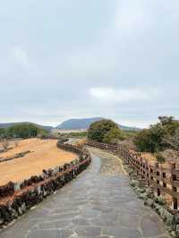 濟州島小眾秘境｜山君不離，火山口的溫柔日落