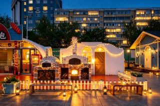 Harbin summer night treasure | From Wanda Realm Harbin West Station to Wutong Pier camping tea lantern festival