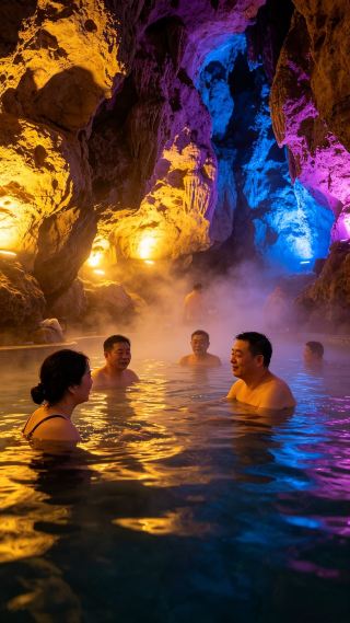 Xinyang Mingyang Hot Spring Summer Water Fun Guide | A Fun Planet of Ice and Fire in the Mountains and Forests. Summer doesn't have to be about hiking and scorching in the sun. Mingyang Hot Spring in Xinyang offers hot springs and a water park.