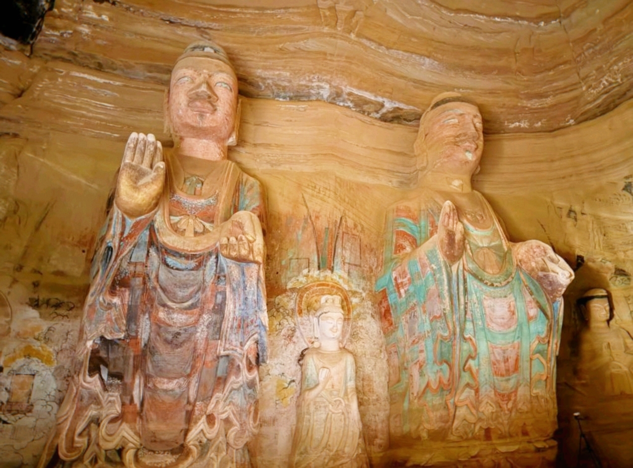 Don't just head to Dunhuang; at Qingyang's North Grotto Temple, you can hear your own footsteps in the Northern Wei Seven-Buddha Cave.
