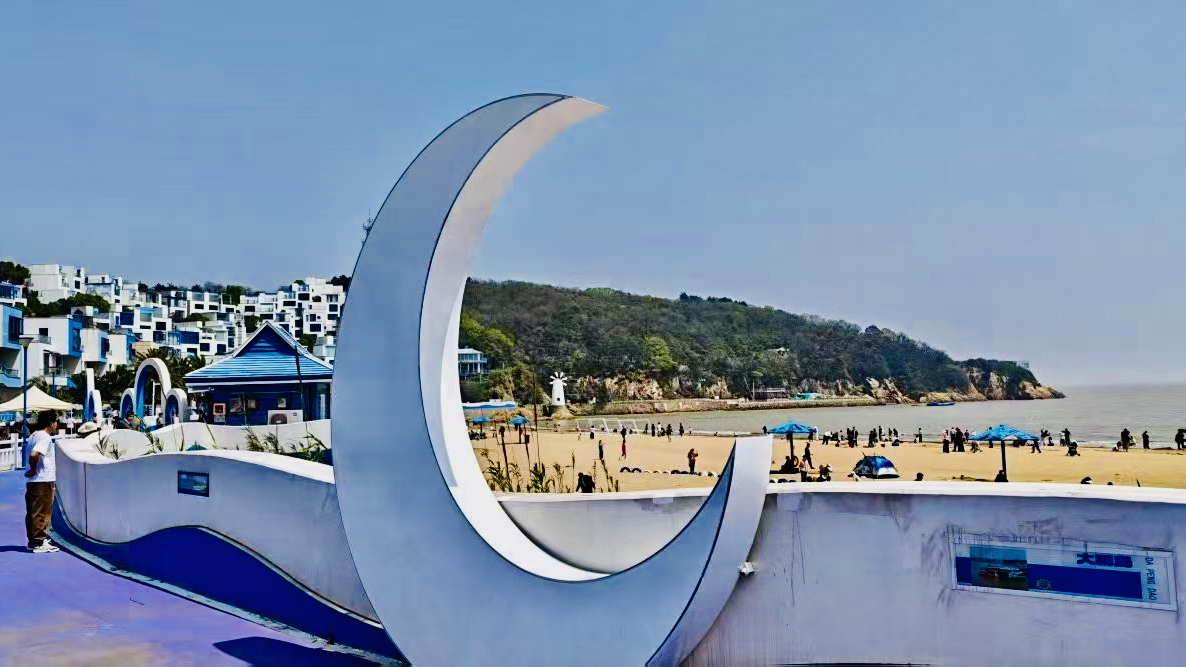The Chinese version of Santorini is free to visit – a must-see! 🏖️