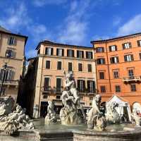 Sunny Winter @ Piazza Navona 🌞 ❄️ 