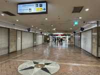 福岡・博多。博多駅の地下街と地下鉄祇園駅を結ぶ『祇園駅(博多旧市街口)方面連絡通路』と『Fギャラリー』