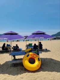 물놀이하다 짜장면도 먹는 거제도 와현해수욕장🏖