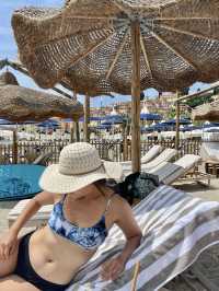 Beach Club in Menton — the town of lemons 🍋🇫🇷🫶😍