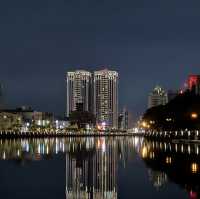 台南《安平運河遊船》好像來到國外遊河 夜間遊河超美