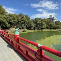 【大阪府】河底池にかかる橋「和氣橋」