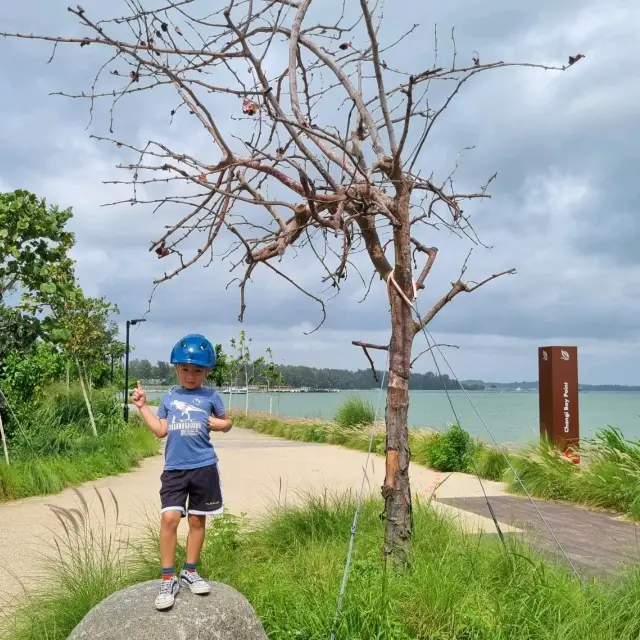 Seaside Cycling At Changi Bay Point