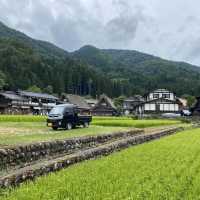 夏天的日本白川鄉
