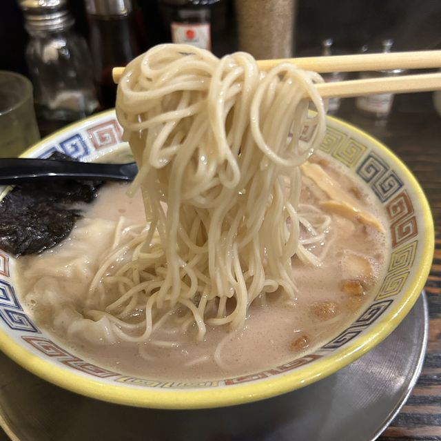 【福岡】大砲ラーメンの『昔ワンタンメン』♡
