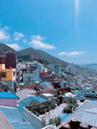 【韓國釜山】 우인 ☕️飽覽甘川洞文化川嘅cafe 