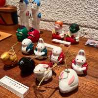 【福岡カフェ】伝統ある箱崎縞の織物の販売と、おいしいスイーツをいただけるカフェ