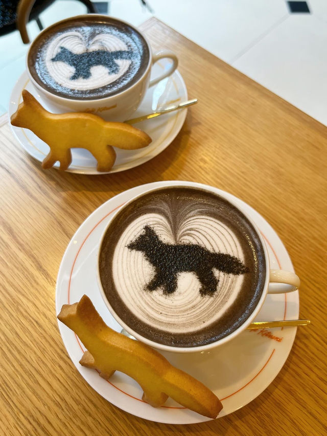 【京都カフェ】ラテとキツネクッキーが可愛いカフェ🦊