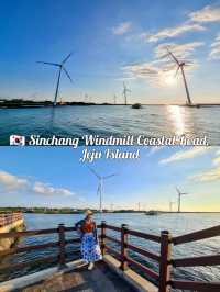 🇰🇷 Sinchang Windmill Coastal Road, Jeju Island