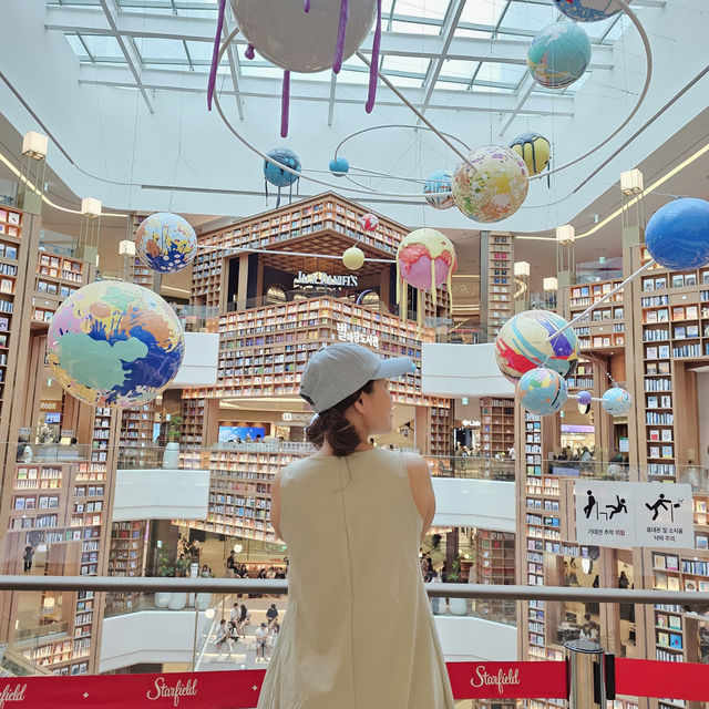 首爾最新打卡😍星空圖書館2.0