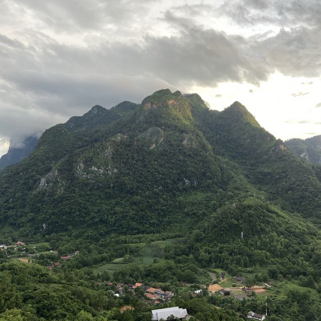Special Sunset Above Nong Khiaw 🌅🇱🇦