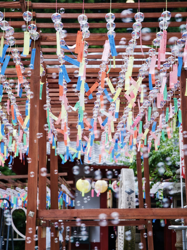 風鈴の音色とシャボン玉に癒される🥰奥地にひっそり佇む映え寺✨