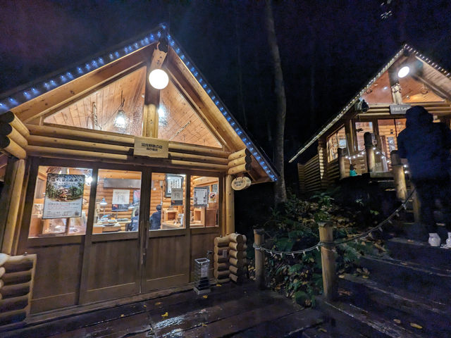 日本北海道-夜訪精靈小木屋：森林精靈露臺