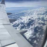 The experience above the cloud when the cloud have their own different shapes.