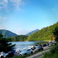 【本栖湖/浩庵キャンプ場】千円札の富士を見ながら🗻