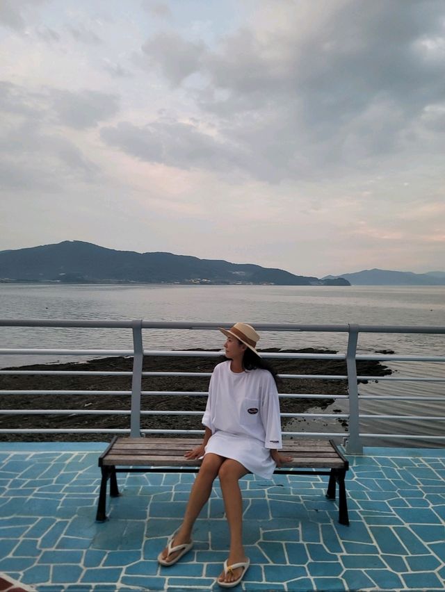 사천일몰을 가장 멋지게 볼수 있는 대포항전망대🧡
