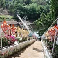 สะพานแขวนหลวงปู่สาย แห่งวัดท่าขนุน