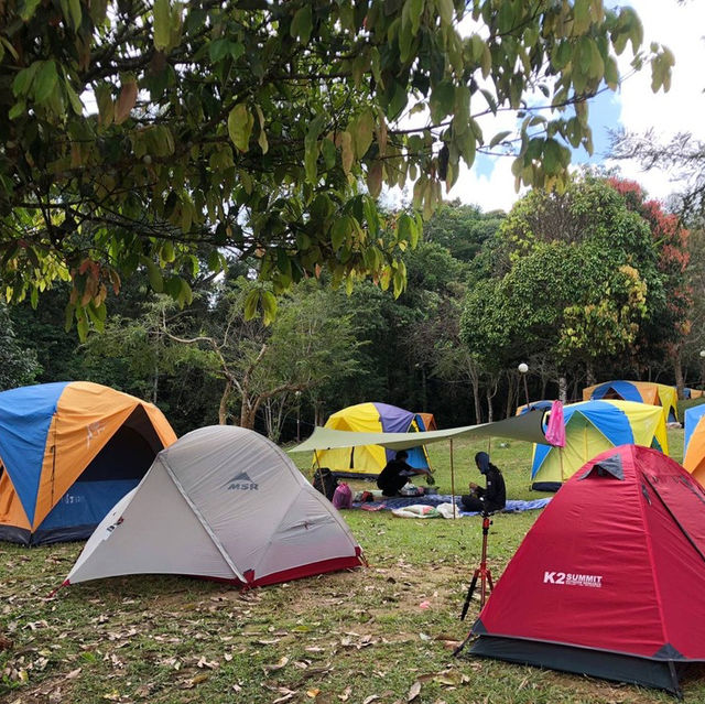 กางเต็นท์ ณ ความสูง 1200m จากระดับน้ำทะเล 🏕️ 