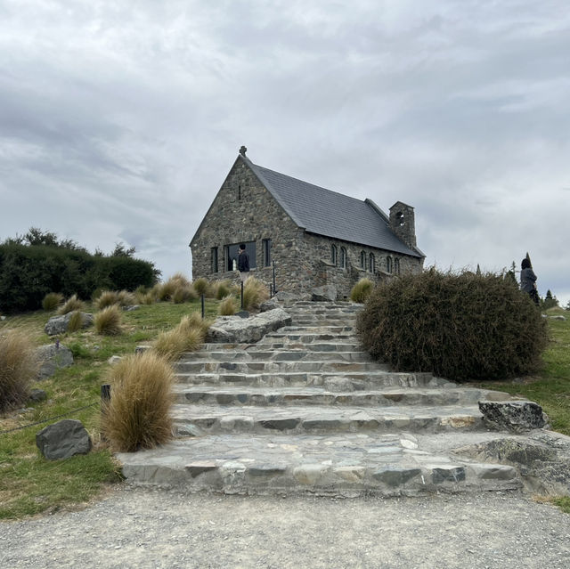 Famous Charming Stone Church in New Zealand