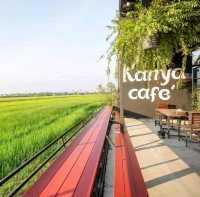 คาเฟ่วิวทุ่งนา 🏡🌾☕️⛅️