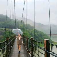 Wulai Suspension Bridge ☔️