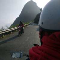 scary but beautiful roads near Meo Vac