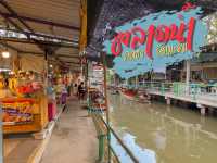 รีวิว ตลาดน้ำคลองลัดมะยม (ที่เที่ยววันพ่อ) 
