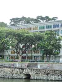 จุดเช็คอินหน้าต่างสีรุ้งสิงคโปร์ ย่าน Clark Quay