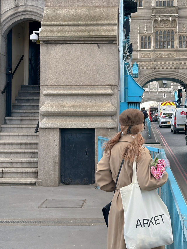 打卡知名地標🌉倫敦橋Tower bridge 🇬🇧