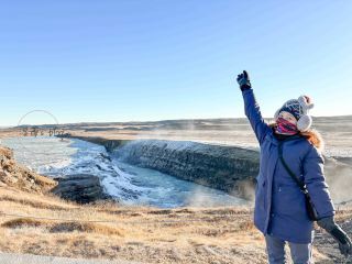冰島黃金圈景點｜黃金瀑布Gullfoss Waterfall，雄偉壯觀的冰島第2大瀑布