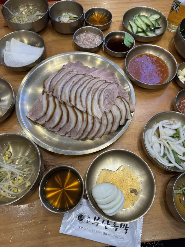 美味しすぎる！薄くスライスした豚足🐷