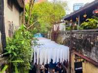 A stroll on the mural art street at the centre of the city, Kwai Zai Hong