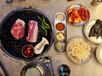 An island all time specialty, Grilled Black Pork Belly at Doldamae