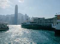นั่งเรือข้ามฟากฮ่องกง 