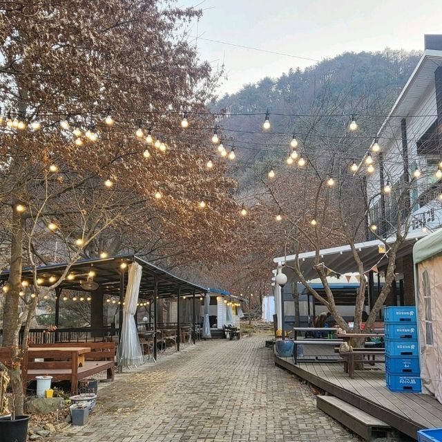 원주 캠핑 느낌으로 삼겹살 구워먹을 수 있는 곳