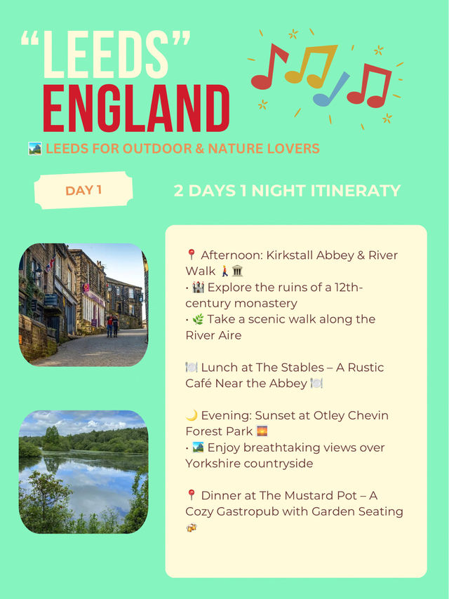 Leeds itinerary ✈️👏