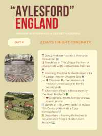 Aylesford itinerary 