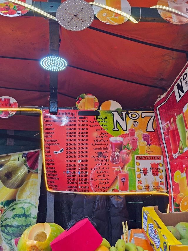 🇲🇦 모로코 마라케시 제마 엘프나 광장 과일주스