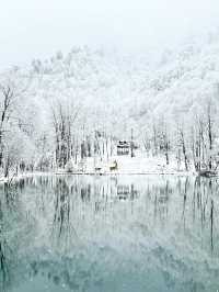 Just 2.5 hours from Chengdu, and it felt like stepping into a snow globe!