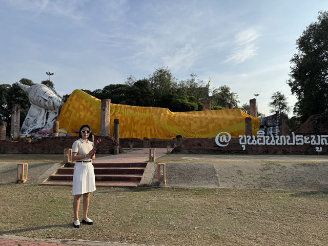 วัดขุนอินทประมูล เสน่ห์แห่งวัดพระนอน เมืองอ่างทอง