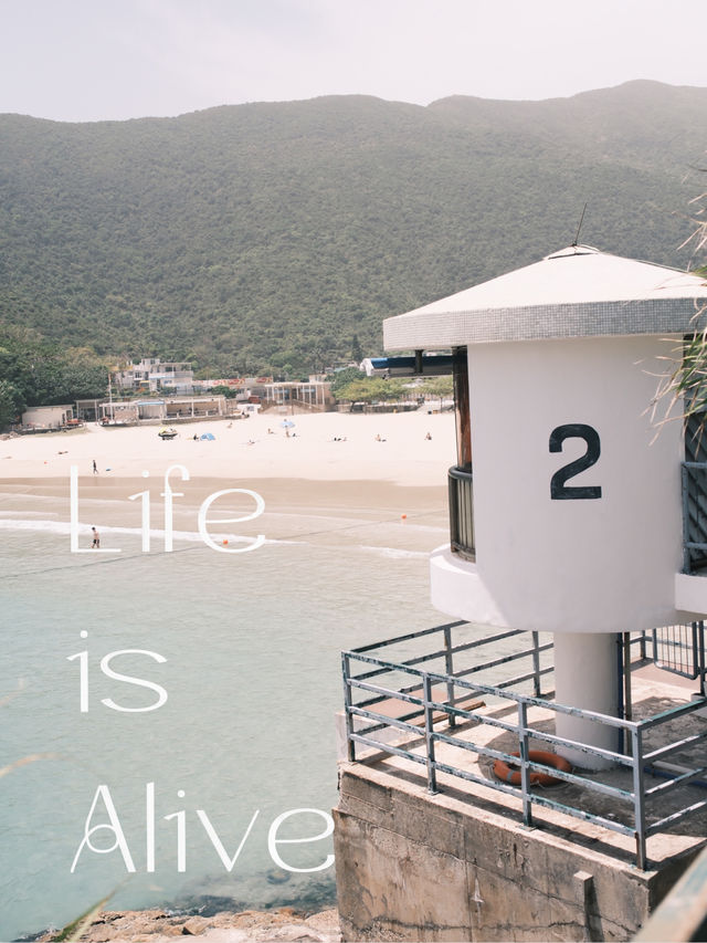 🌊香港大浪灣泳灘｜衝浪愛好者必去！絕美海景+滑浪體驗🏄‍♀️