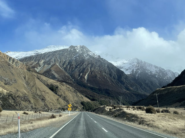 紐西蘭南島｜Lake Pukaki｜Mount Cook 必經夢幻公路：80號公路