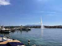 日內瓦 | 140公尺的衝天水柱---日內瓦湖大噴泉 Jet d'Eau