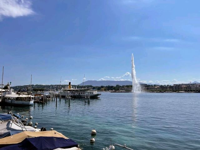 日內瓦 | 140公尺的衝天水柱---日內瓦湖大噴泉 Jet d'Eau