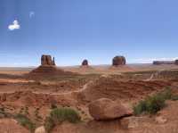 Monument Valley Navajo Tribal Park on a Spring Day: Desert Heat and Timeless Beauty